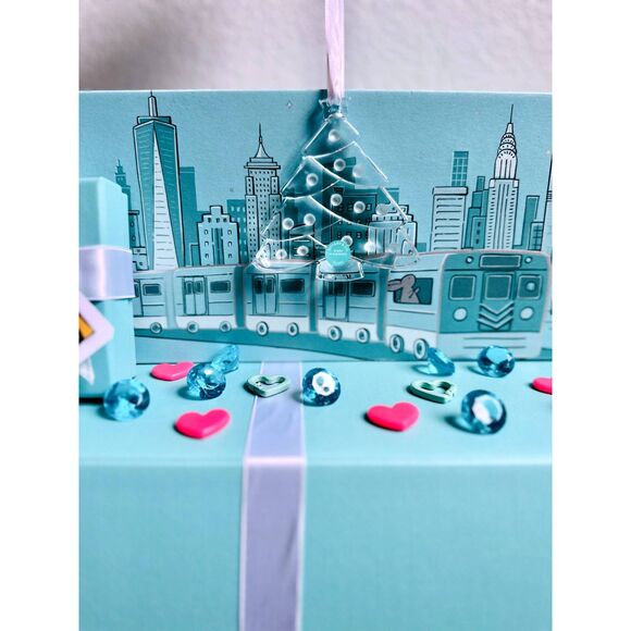 Tiffany & Co Crystal Glass Christmas Tree Ornament - Picture 4 of 4